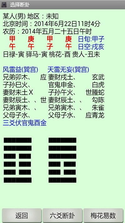 梅花易数高级断卦实例