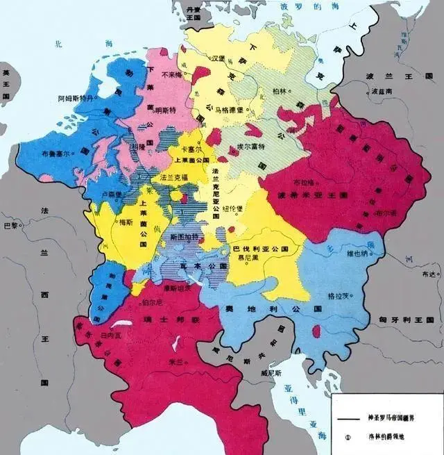德意志民族神圣罗马帝国的前世今生：德国人将成为徒具虚名的政治组合