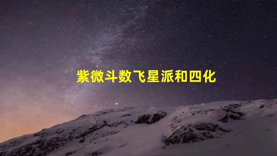 紫微斗数飞星派和四化